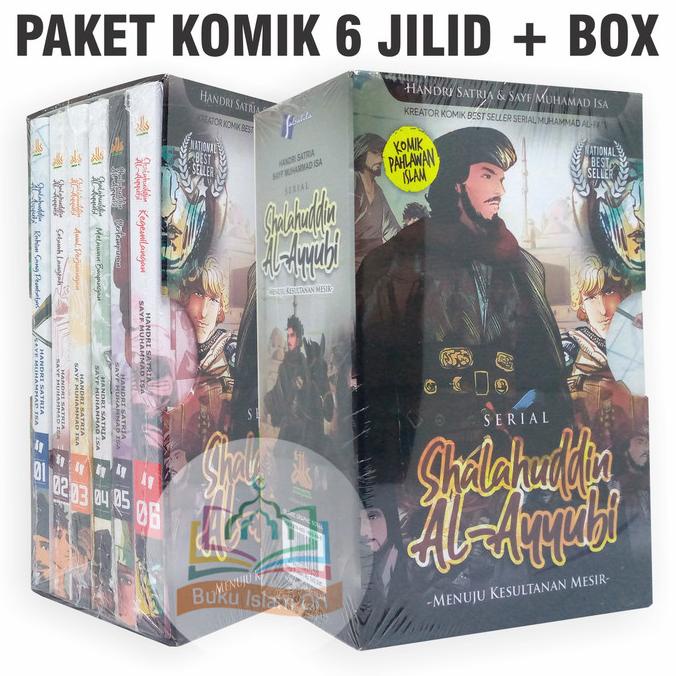 Jual Paket Box Komik Serial Shalahuddin Al Ayyubi Jilid Salsabila