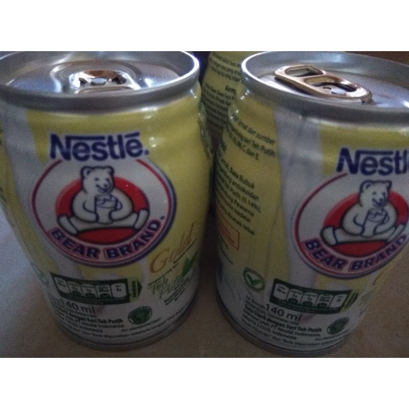 Jual Nestle Bear Brand Gold Susu Steril Dengan Teh Putih Ml