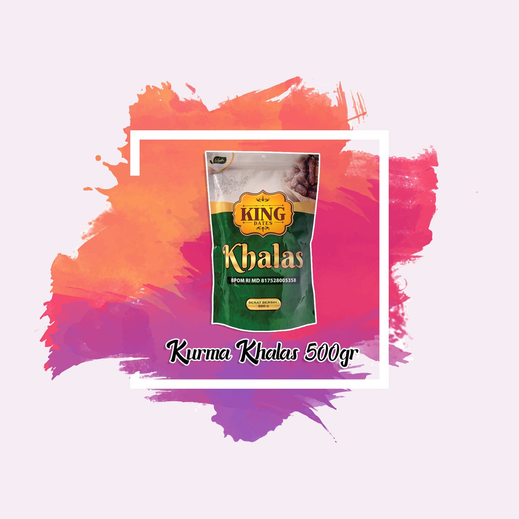 Jual Kurma King Dates Khalas Syifa Herbal Alami Gr Pouch Shopee