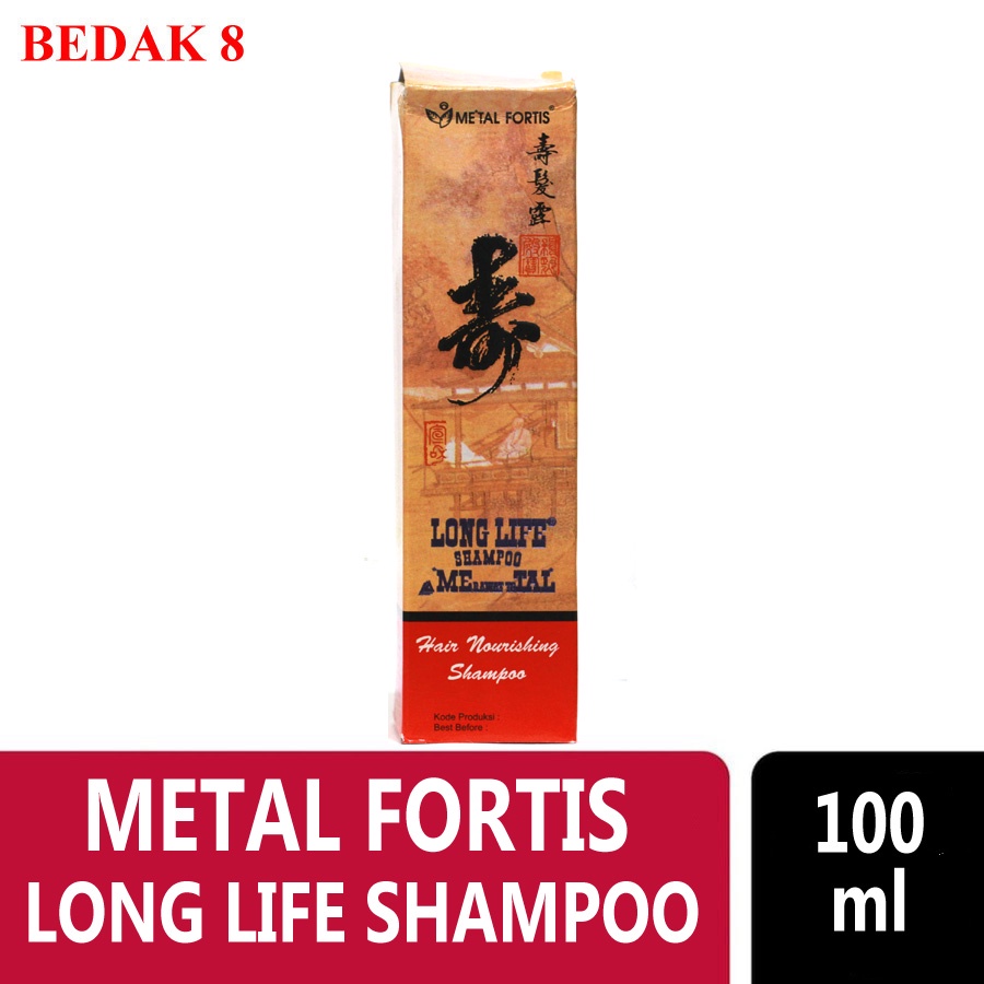 Jual Metal Fortis Long Life Shampoo 100 Ml Metal Shampoo Sampo