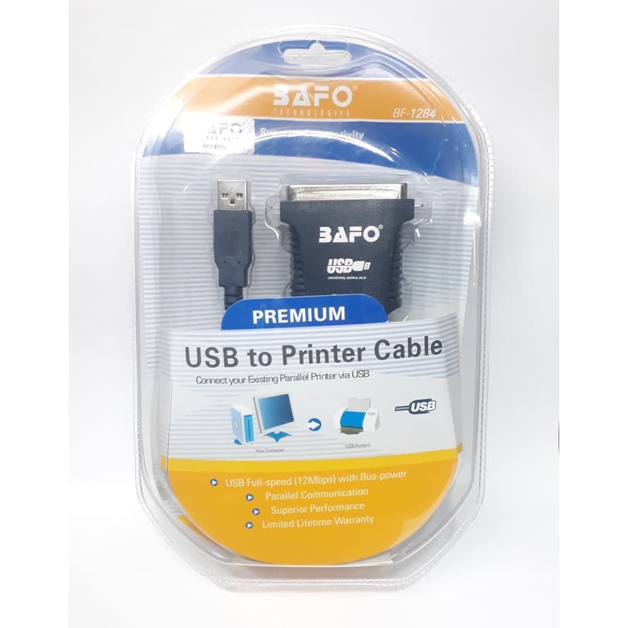 Jual Bafo Usb To Paralel Printer Adapter Bf Original Shopee