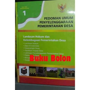 Jual Buku Pedoman Umum Penyelenggaraan Pemerintahan Desa Edisi Yang