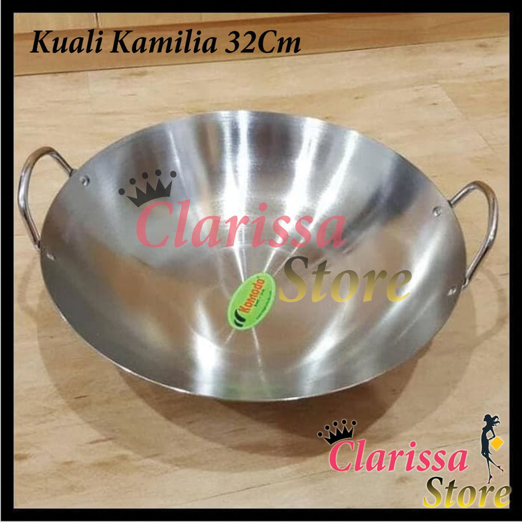 Jual Komodo Kuali Wajan Penggorengan Stainless Steel Diameter Cm