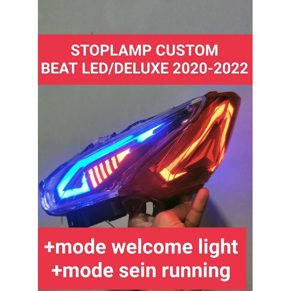 Jual Stoplamp Beat Deluxe Custom Beat Street LED 2020 2023 SOKET PNP