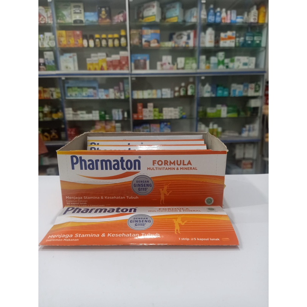 Jual Pharmaton Formula Multivitamin Gingseng Parmaton Jaga Stamina Dan