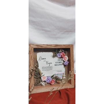 Jual Mahar Nikah Bingkai Pigora Rustic Simple Kekinian Shopee Indonesia