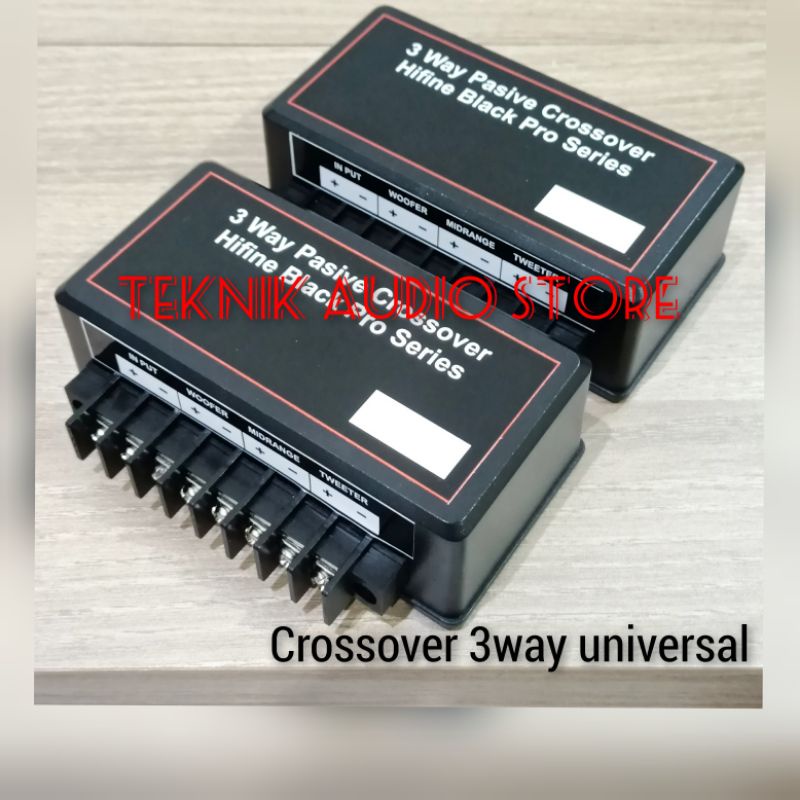 Jual Crossover Pasive 3Way Universal Hifine Black Pro Series Ready Stok