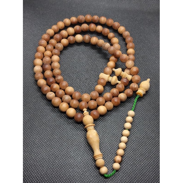 Jual Tasbih Kayu Galih Murni Cendana Lokal Top Kualitas 8mm Shopee