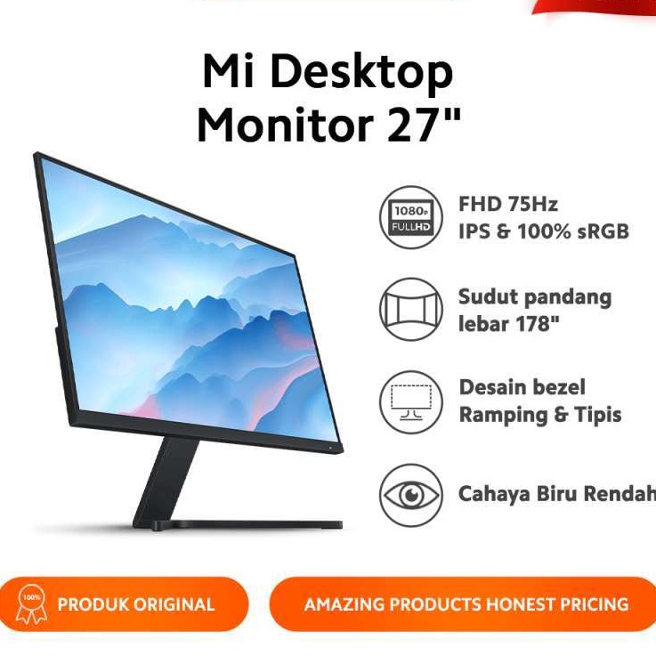 Jual Xiaomi Redmi Monitor Inch Full Hd P Hz Ips Rmmnt Nf