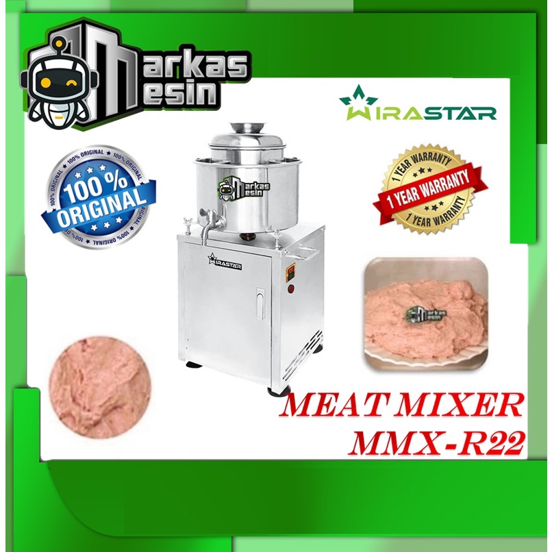 Jual Meat Mixer Mesin Pengaduk Adonan Bakso Mmx R Wirastar Shopee