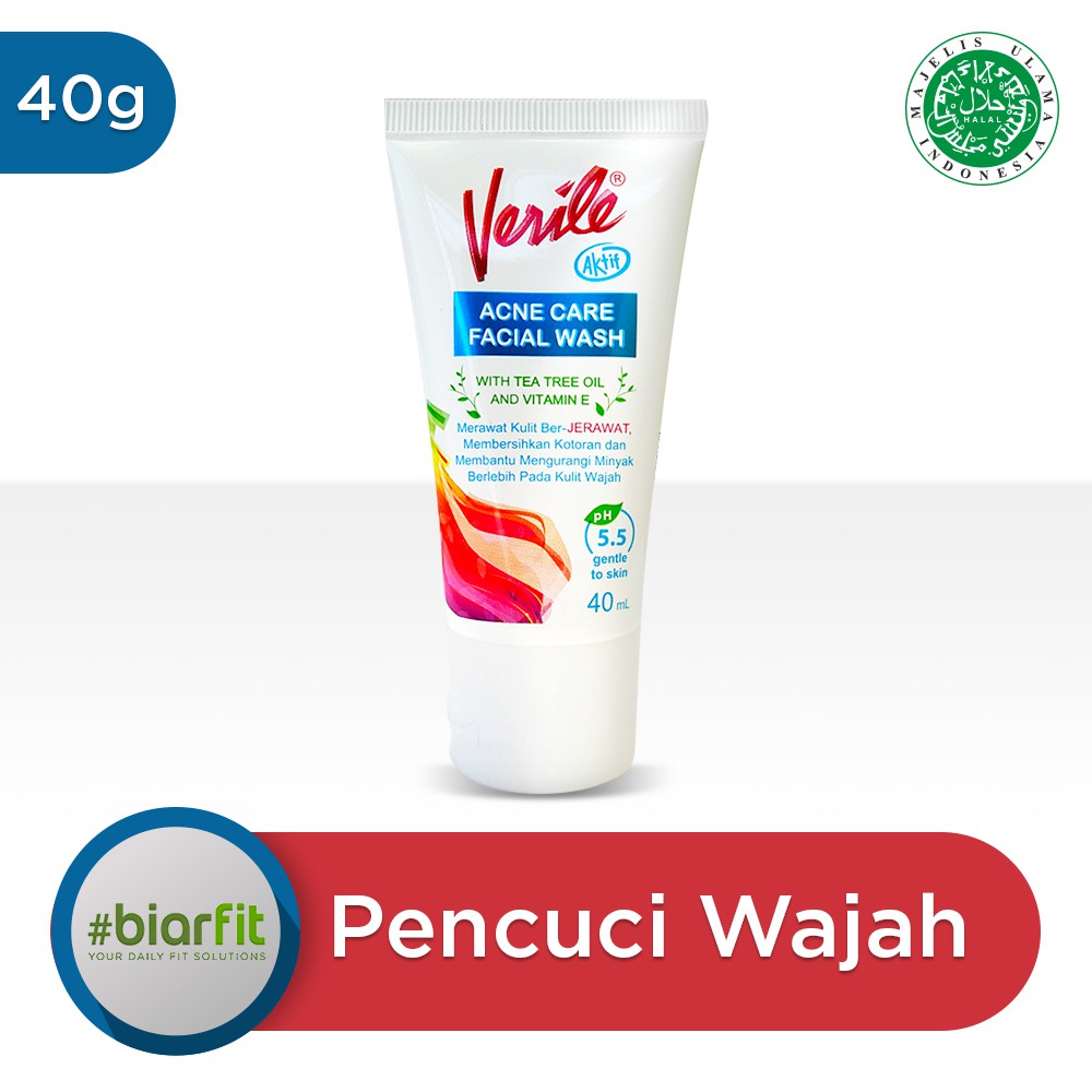 Jual Verile Acne Care Facial Wash Shopee Indonesia