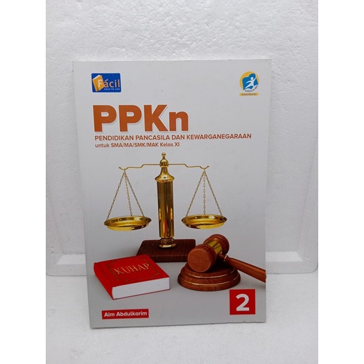 Jual BUKU PPKN UNTUK KELAS 2 SMA MA K13 GRAFINDO FACIL Shopee Indonesia