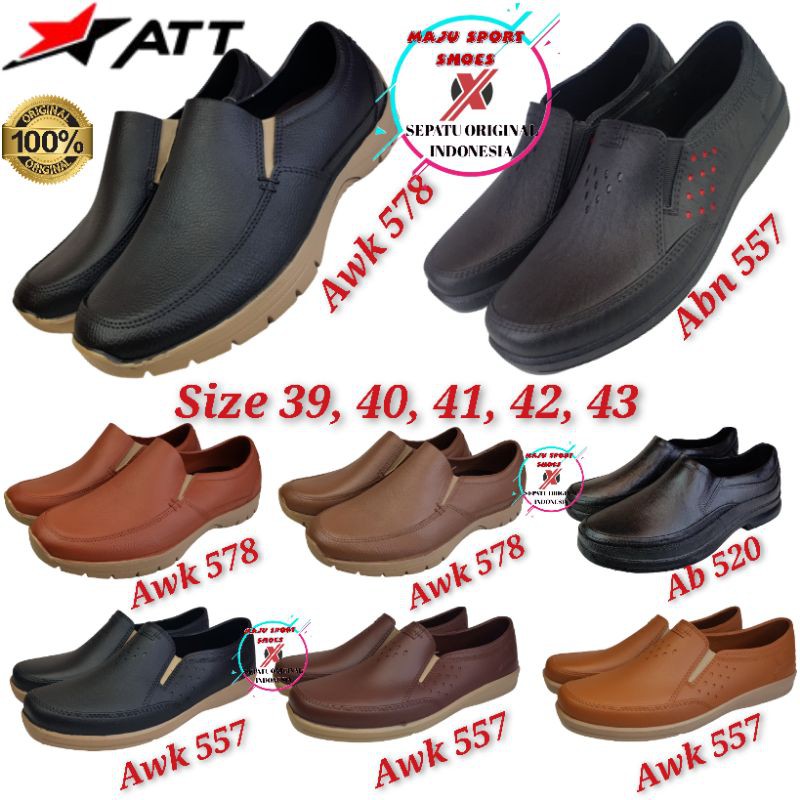 Jual Att Awk Awk Abn Ab Sepatu Pantofel Karet Pria