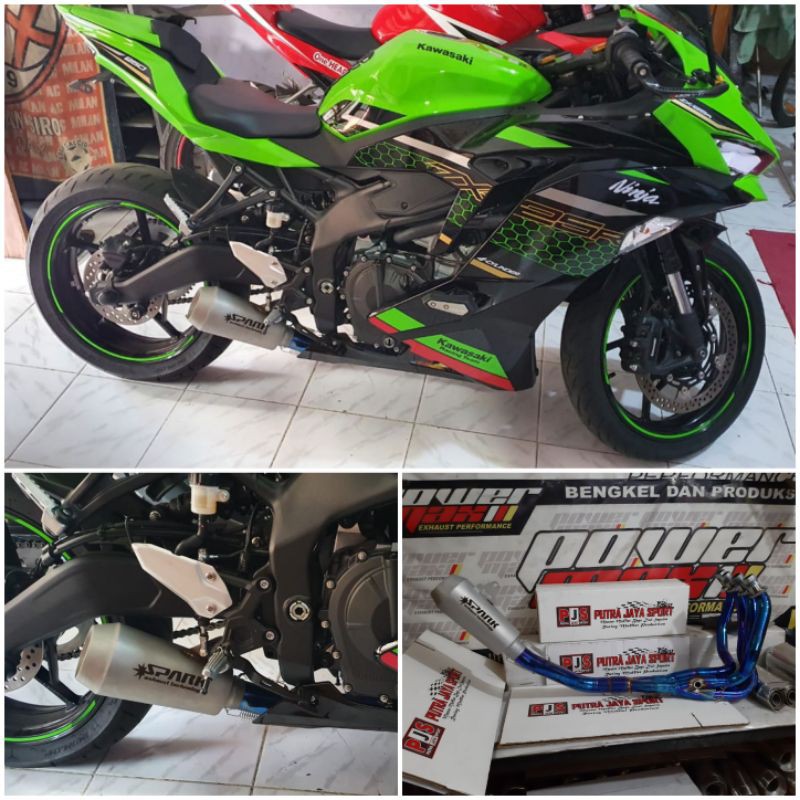 Jual Knalpot ZX25R Custom Spark Full System Pnp Menerima Request