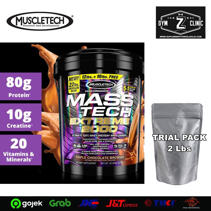 Jual Mass Tech Masstech Extreme Xtreme Gainer Lbs Eceran Repack