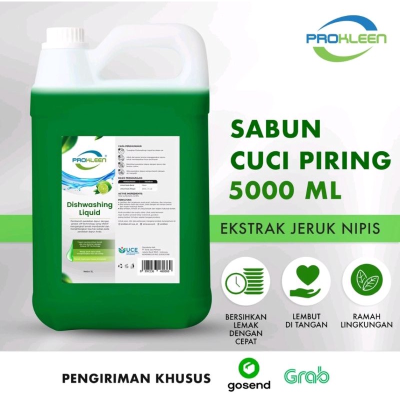 Jual Sabun Cuci Piring Lemon Diswashing Liquid Prokleen Premium