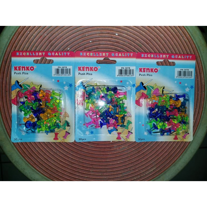 Jual Push Pin Paku Mading Paku Gabus Kenko Pp Tr Shopee Indonesia