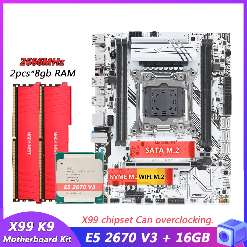 Jual Preorder Machinist X Lga Motherboard Set Kit With Xeon E