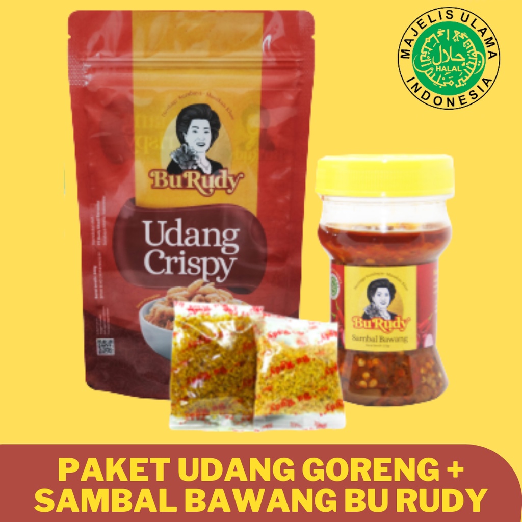 Jual Paket Udang Goreng Dan Sambal Bawang Bu Rudy Surabaya ASLI