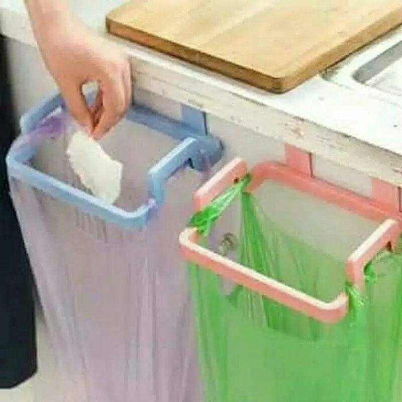 Jual Penyangga Kresek Sammpah Dapur Wastafel Rak Gantung Kantong Sampah