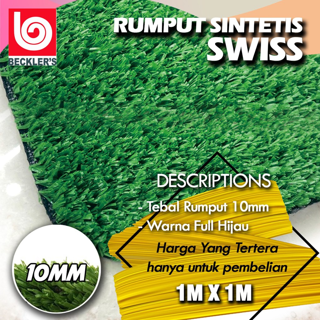 Jual Karpet Rumput Sintetis Palsu Uk X M Tebal Mm Tebal Lapangan