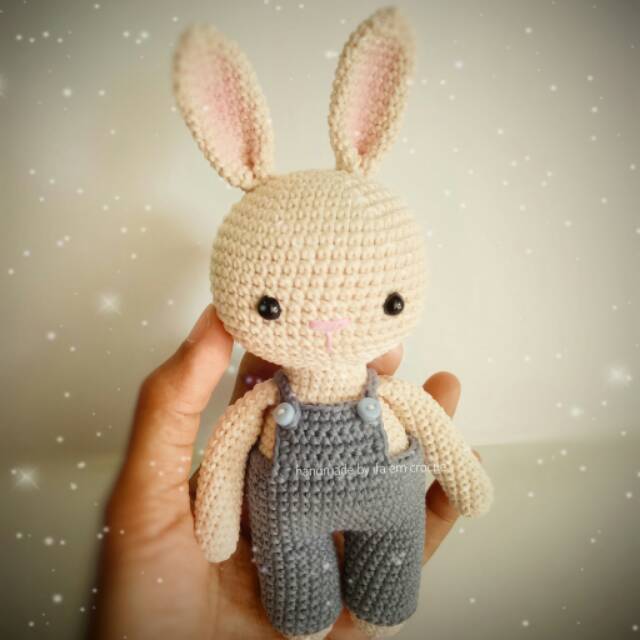 Jual Amigurumi Bunny Boneka Rajut Bunny Kelinci Shopee Indonesia