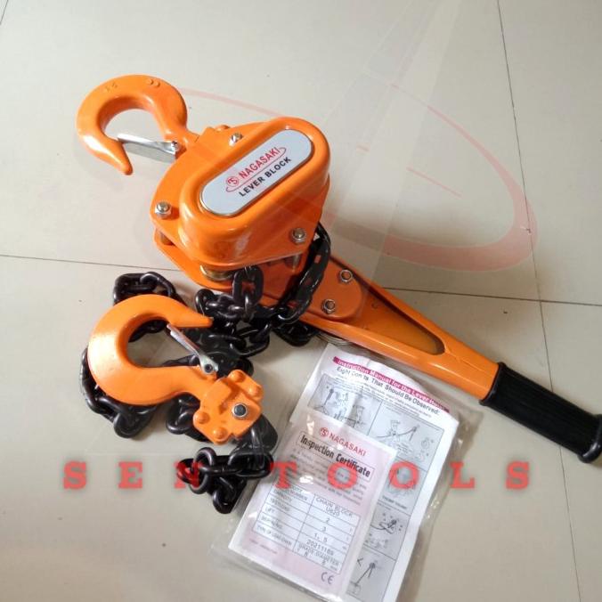 Jual Lever Block 2 Ton Manual Lever Hoist 2 Ton 1 5 Meter Nagasaki Ym