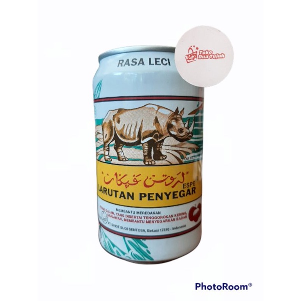 Jual Larutan Penyegar Cap Badak Espe Rasa Lecci Kaleng 320 Ml Shopee