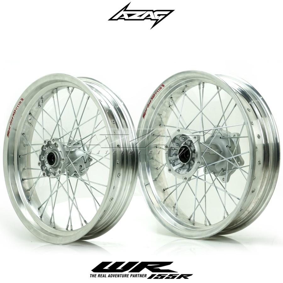 Jual Velg Set Supermoto Yamaha Wr Rossi Silver Tromol Original