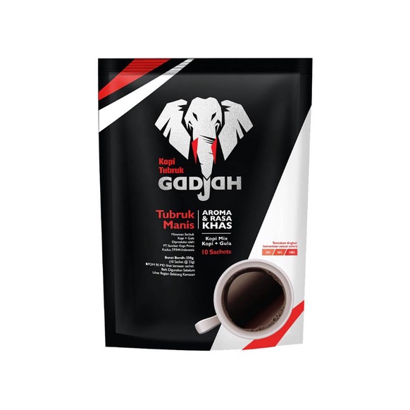 Jual GADJAH KOPI TUBRUK MANIS 10x25g Shopee Indonesia