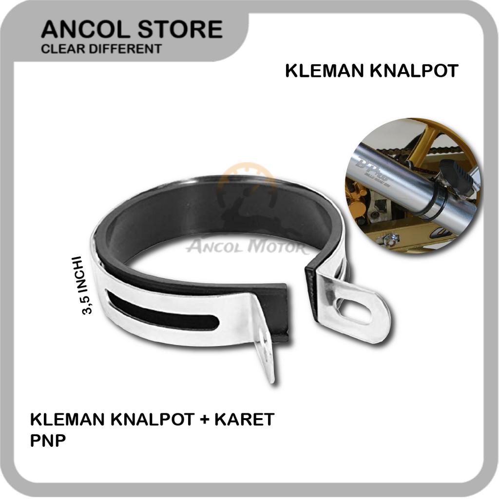 Jual Kleman Knalpot Motor Inci Klem Plus Karet Pelindung Shopee