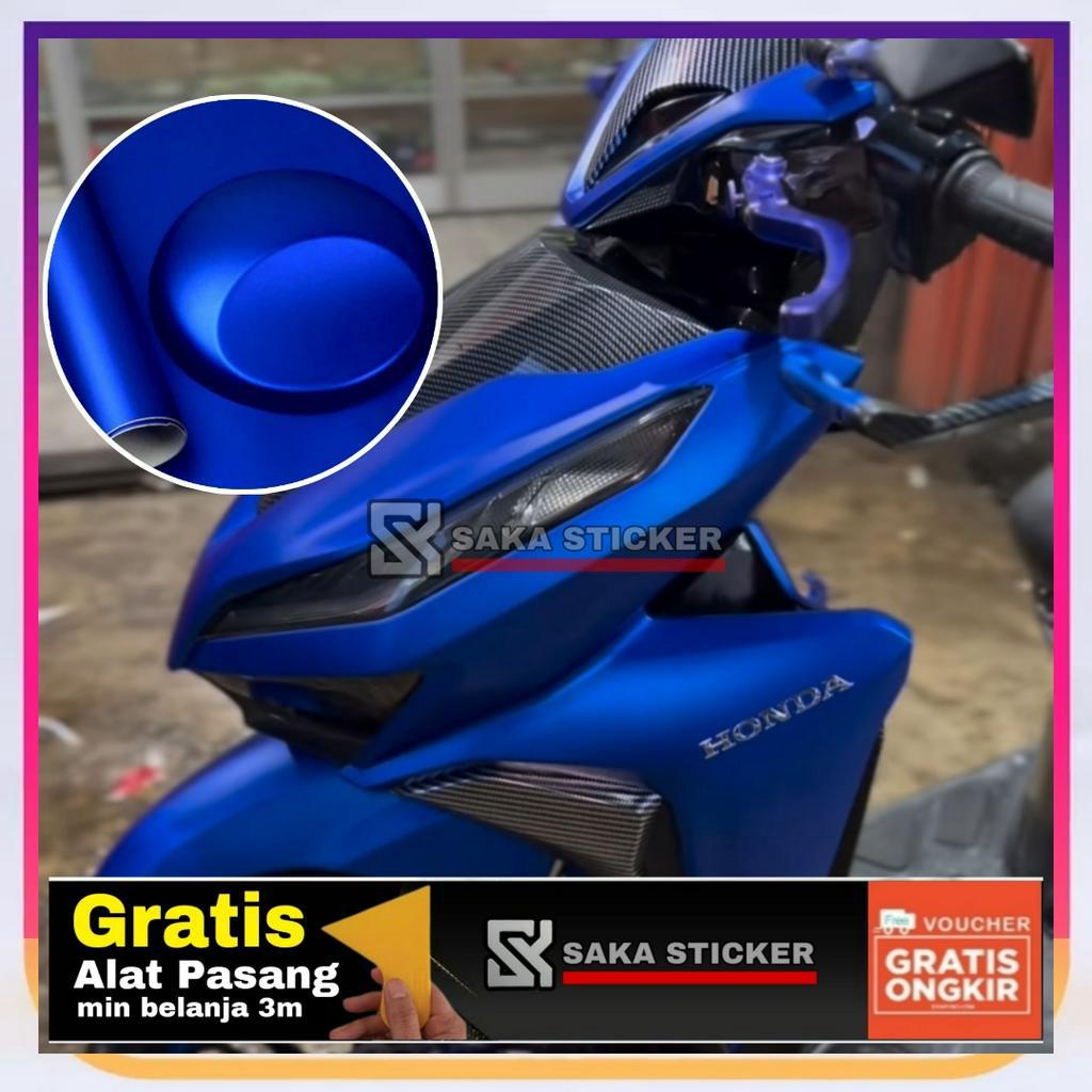 Jual Skotlet Biru Metalik Doff Scotlet Metalik Dop Satin Metallic Dof