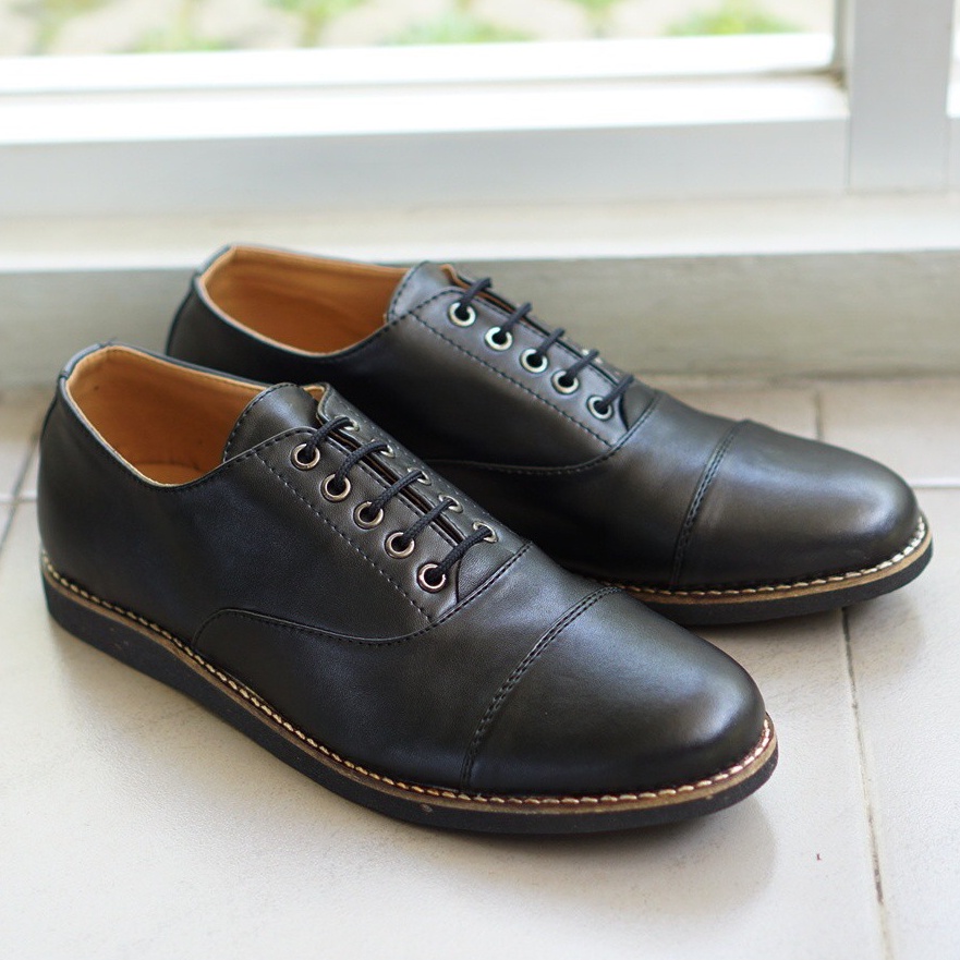 Jual Sepatu Formal Pria Monday Oxford Black Rajinstore X Monday