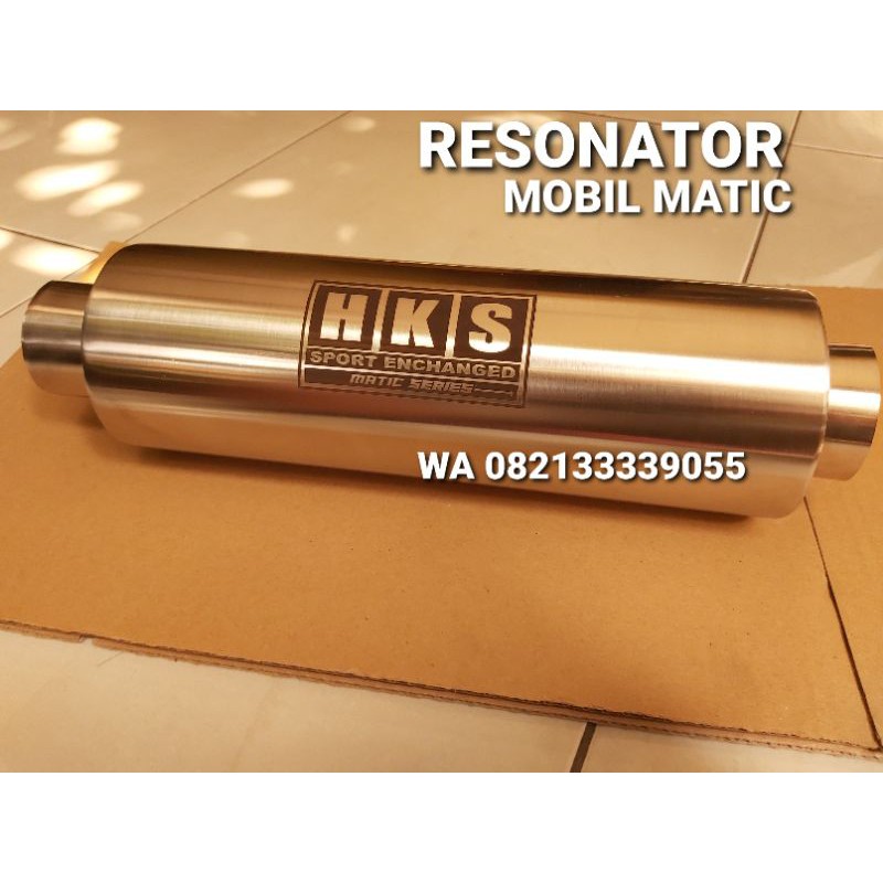 Jual RESONATOR HKS MOBIL MATIC BENSIN FULL STEINLESS Shopee Indonesia