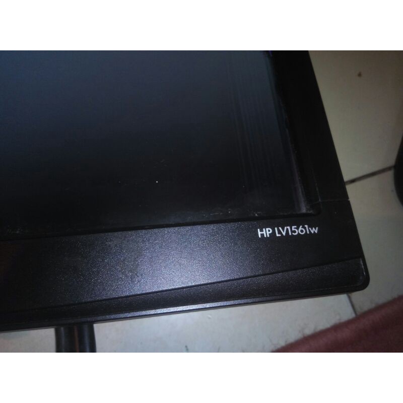 Jual Monitor HP Lv1561w Minus Layar Pecah Dan Kaki Tidak Ada Kondisi