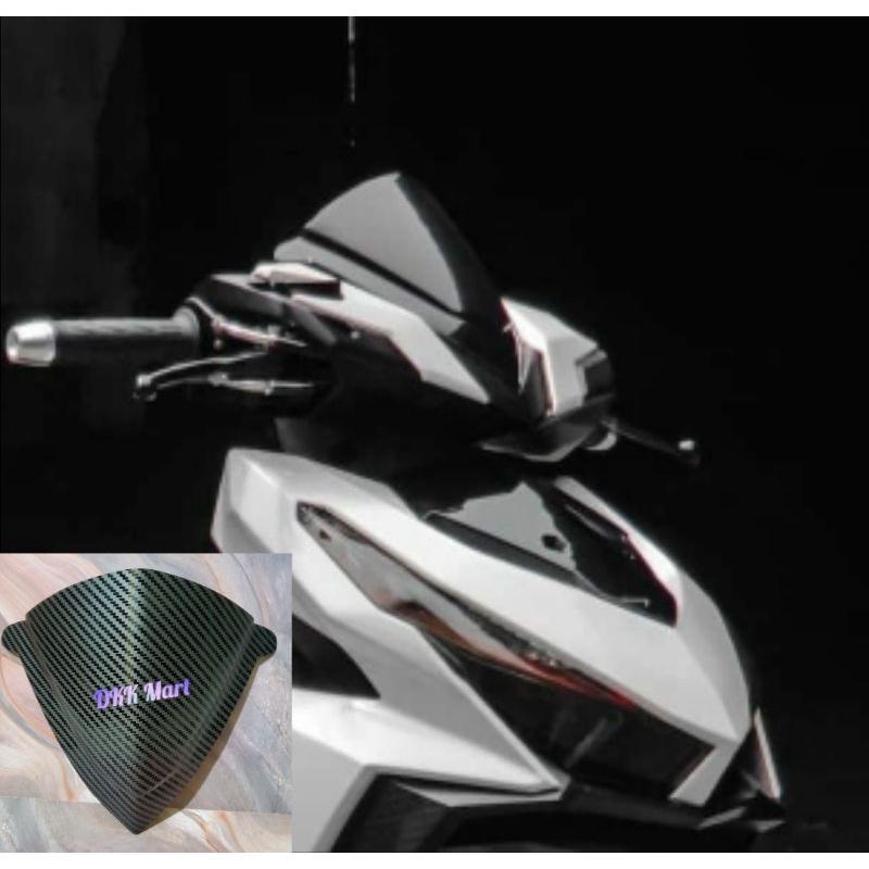 Jual VISOR VARIO 150 125 NEW LED OLD CARBON WINDSHIELD VARIO NEW 150