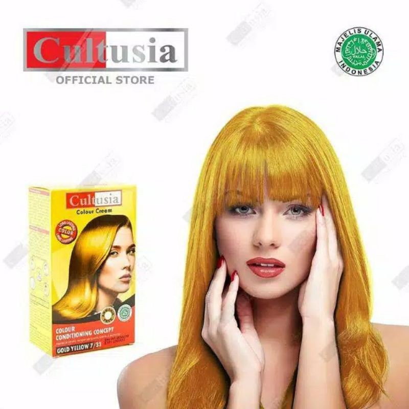 Jual Cultusia Cat Rambut Hair Color Powder Ml Shopee Indonesia