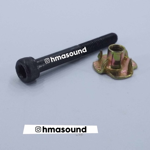 Jual Mur Cakar T Nut Baut L Hitam X Shopee Indonesia