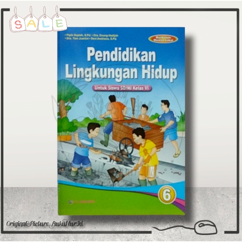 Jual Buku Plh Pendidikan Lingkungan Hidup Untuk Siswa SD MI Kelas 6