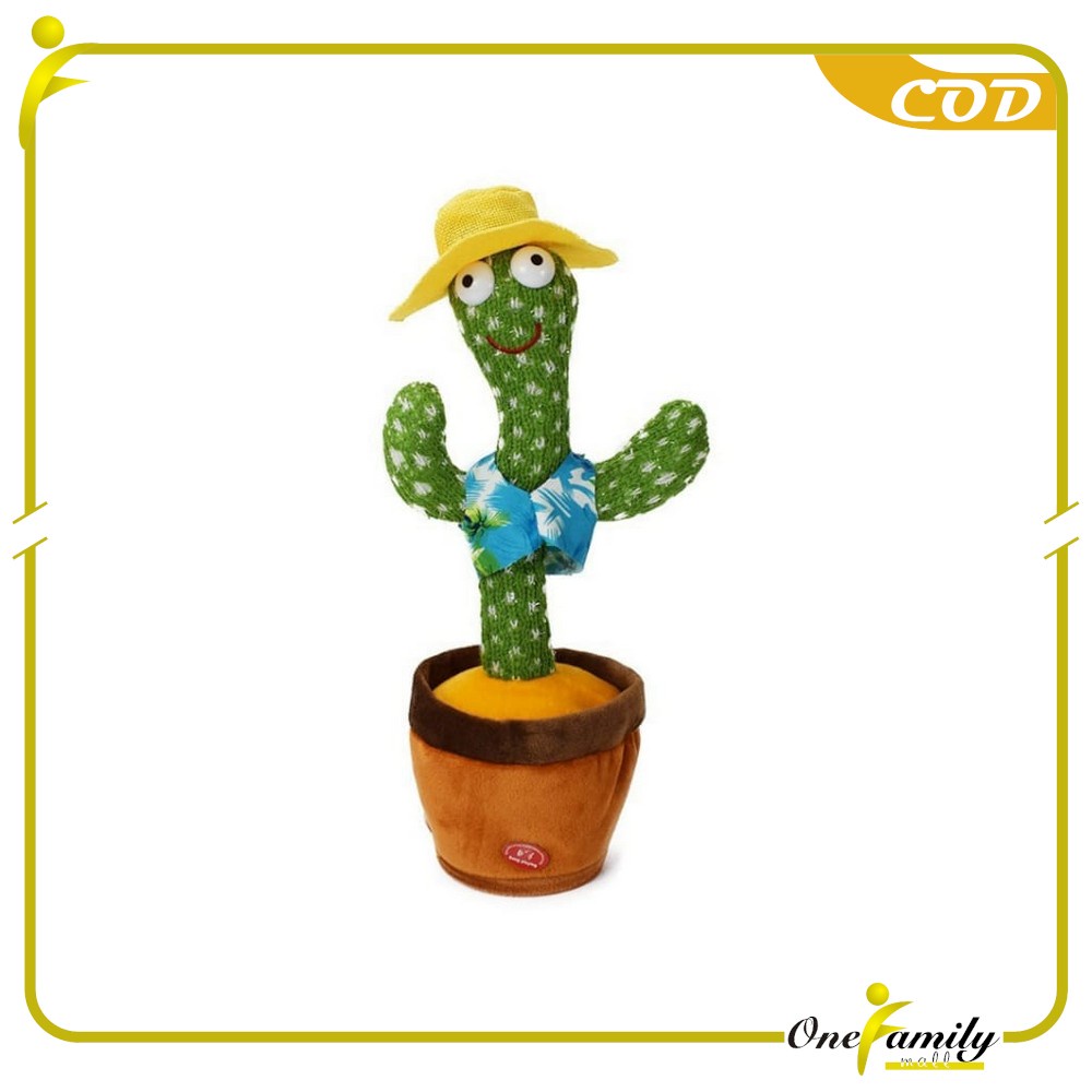 Jual One M Mainan Kaktus Bergoyang Dancing Cactus Boneka Kaktus