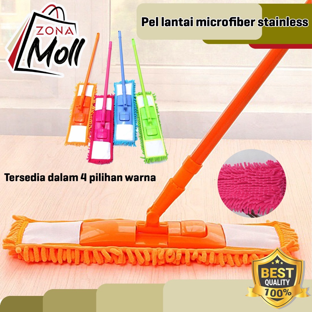 Jual SET ALAT PEL LANTAI CENDOL MICROFIBER MAGIC FIBER CLEAN LAP FLOOR