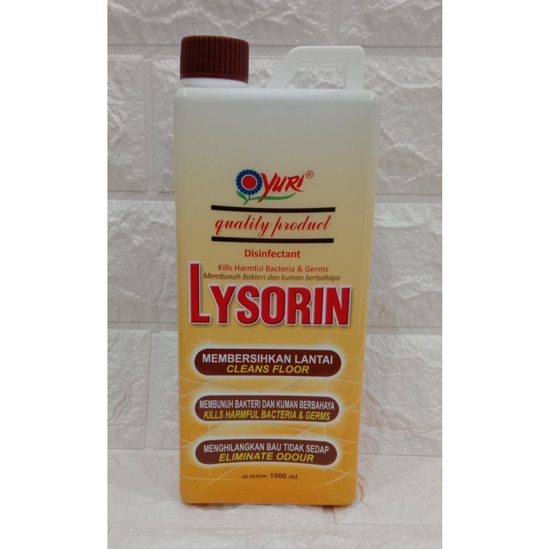 Jual YURI LYSORIN BOTOL 1000ml CAIRAN KARBOL OBAT PEMBERSIH LANTAI