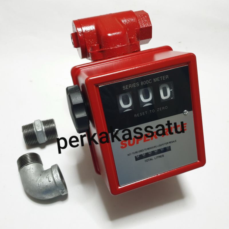 Jual FLOWMETER 1 X 3 DIGIT SUPER RITE SUPERRITE DOMAX ALAT UKUR MINYAK