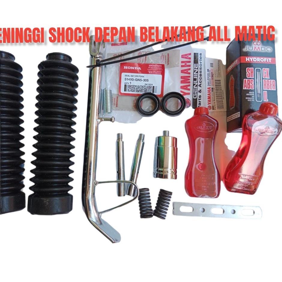 Jual Gratis Ongkir Paket Peninggi Shock Skok Shok Depan Belakang Matic