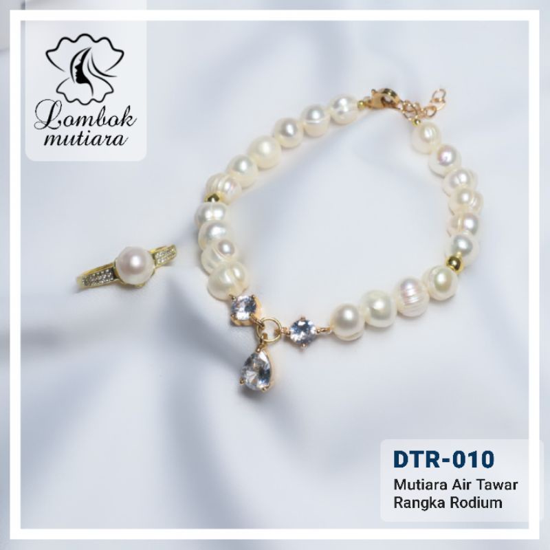 Jual Set Perhiasan Mutiara Lombok Dtr Mutiara Air Tawar Asli