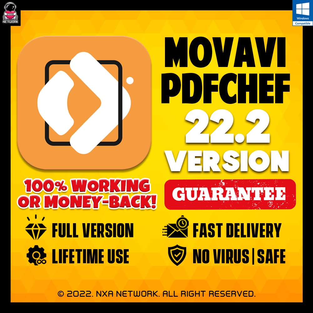 Jual Movavi PDFChef 22 2 GUIDE AUG 2022 Full Version Lifetime