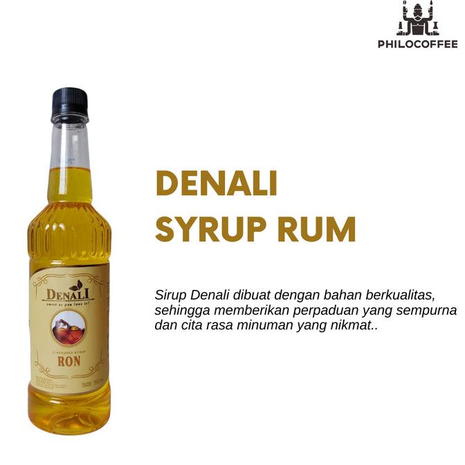 Jual Denali Syrup Rum Ml Sirup Premium Denali Shopee Indonesia