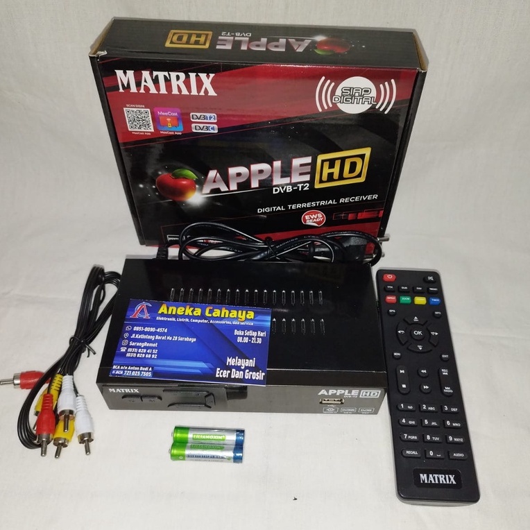 Jual Set Top Box Tv Digital Matrix Dvb T Apple Merah Set Top Box Tv