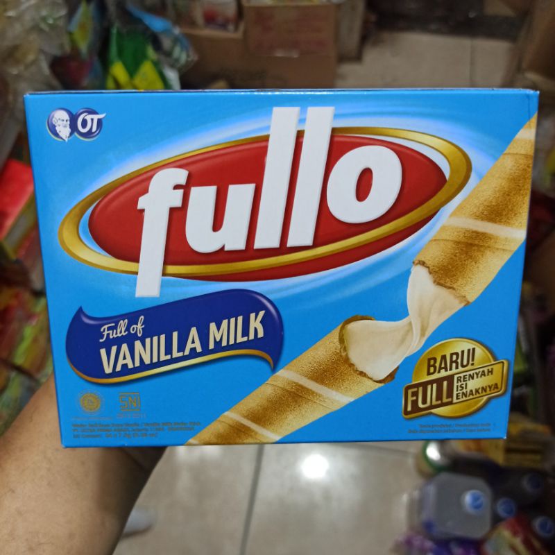 Jual Fullo Pack Pede Wafer Stick Roll Rasa Vanilla Milk 8g Shopee