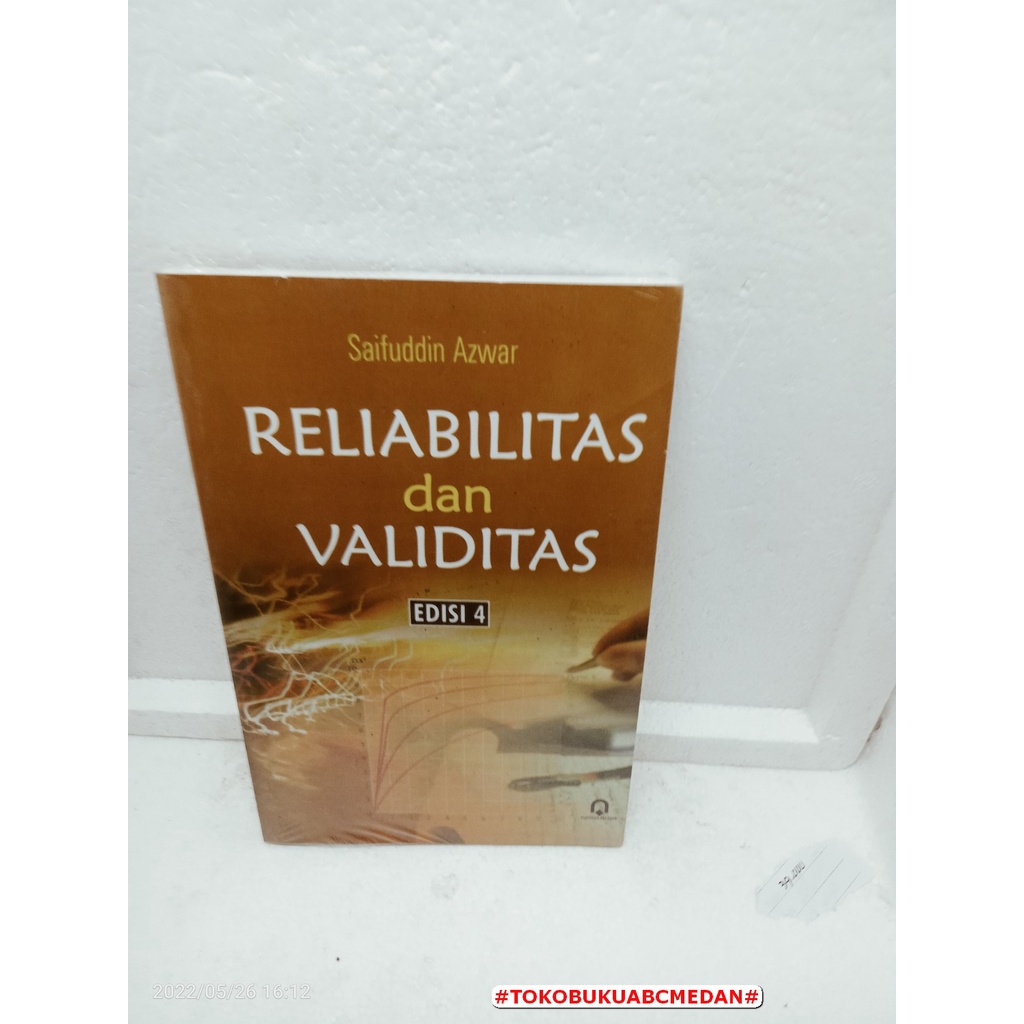 Jual BUKU Reliabilitas Dan Validitas Edisi 4 By Saifuddin Azwar